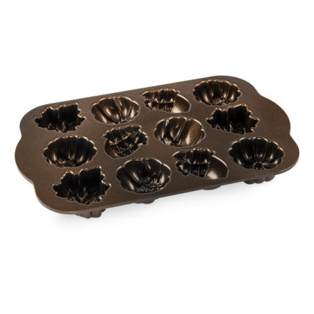 Moule à gâteau 12 mini gourmandises d'automne
