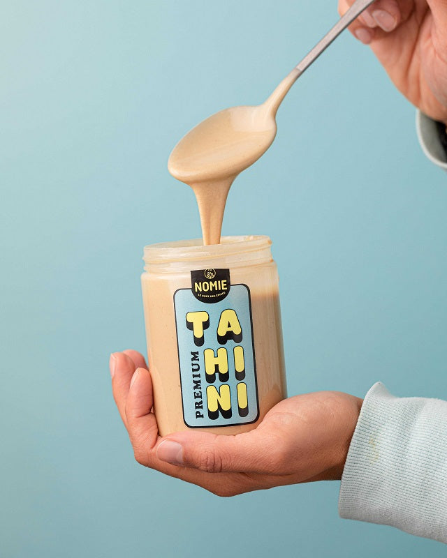 tahini lisse parfait pour sauce et avec du zaatar