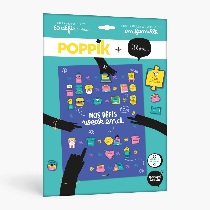 Poster Stickers Nos défis week-end