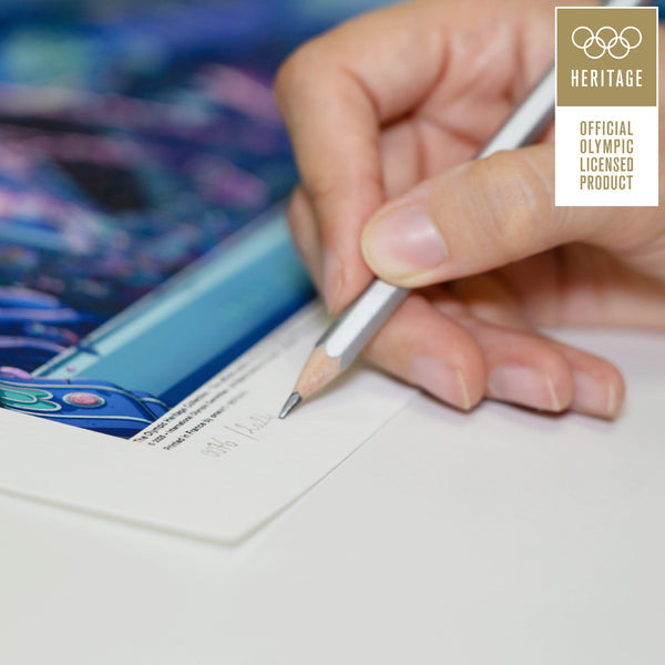 Affiche Officielle Des Jeux Olympiques et Paralympiques Paris 2024 Célébration - Édition Limitée Premium Numérotée Héritage