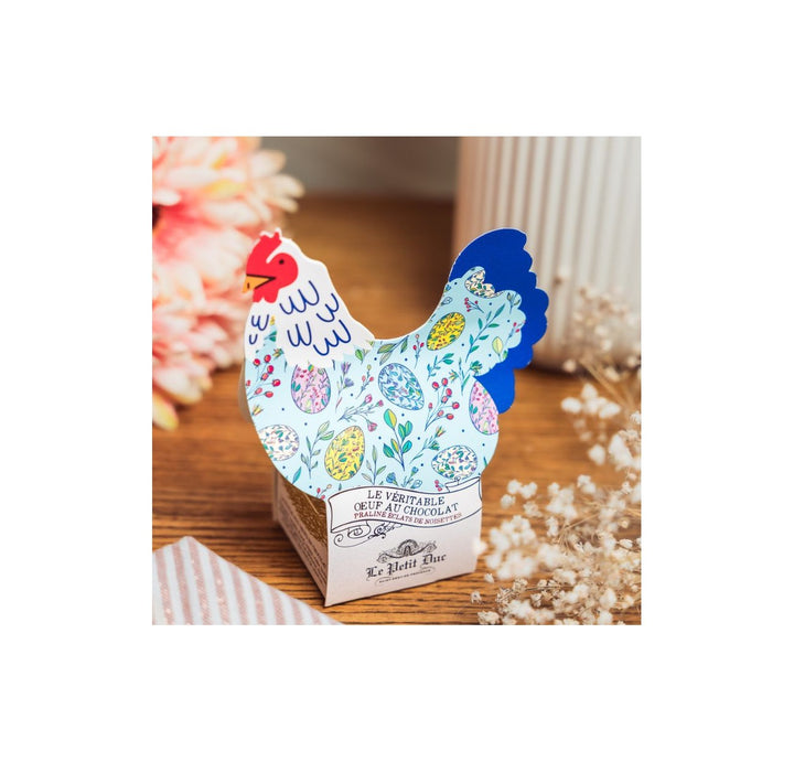 Gallina de huevo de chocolate