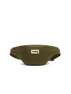 Sac banane Olivia - Effet lainé khaki Hindbag