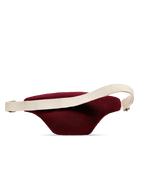 Sac banane Olivia - Velours bordeaux Hindbag – vue 4