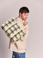 Sac cabas Oscar - Tartan vert Hindbag – vue 3