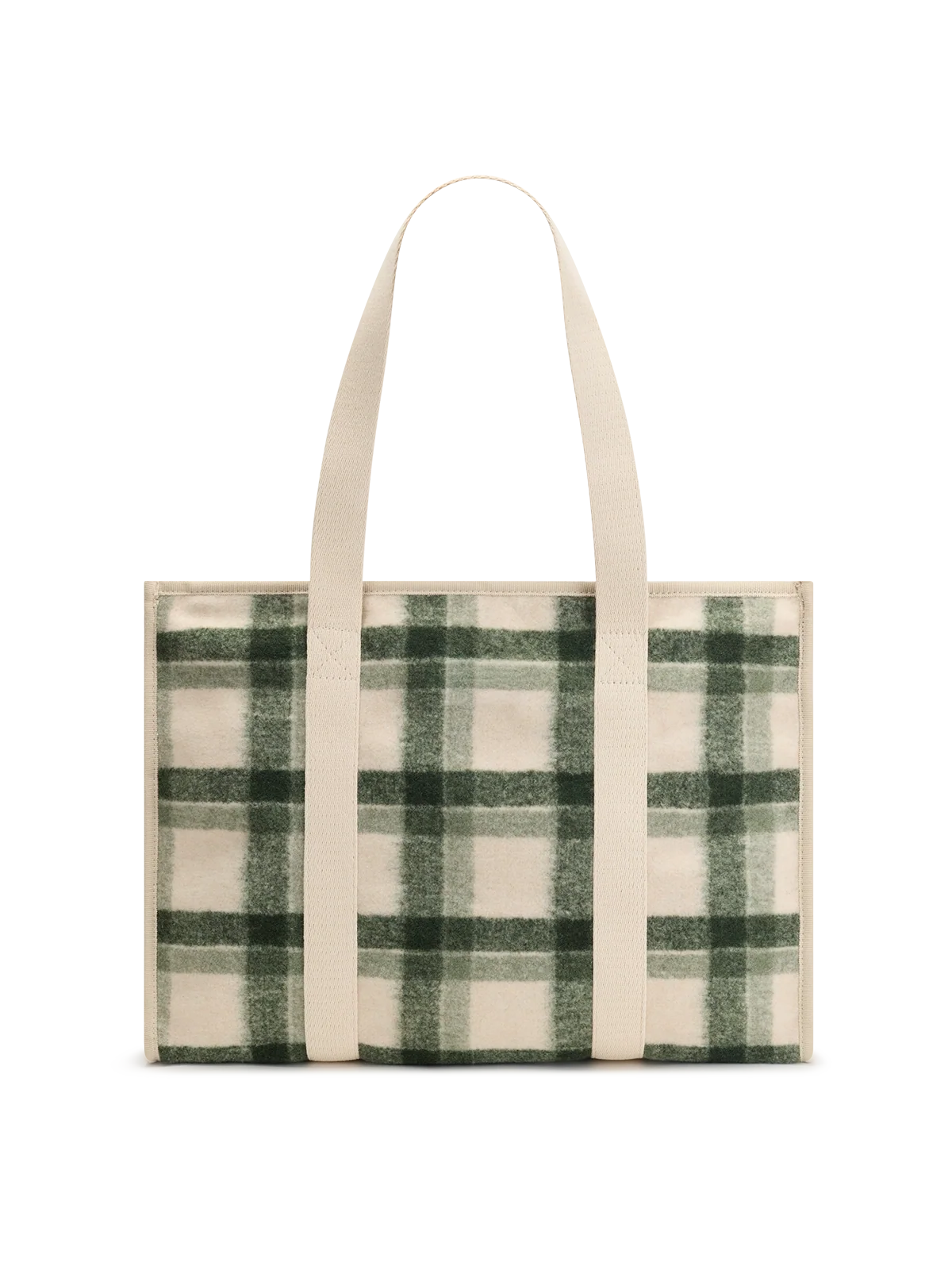Sac cabas Oscar - Tartan vert Hindbag – vue 4