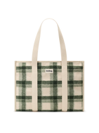 Sac cabas Oscar - Tartan vert Hindbag