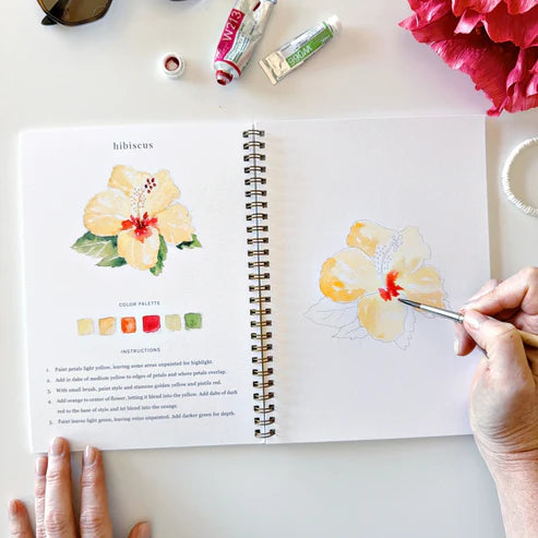 Carnet d'Aquarelle Tropical