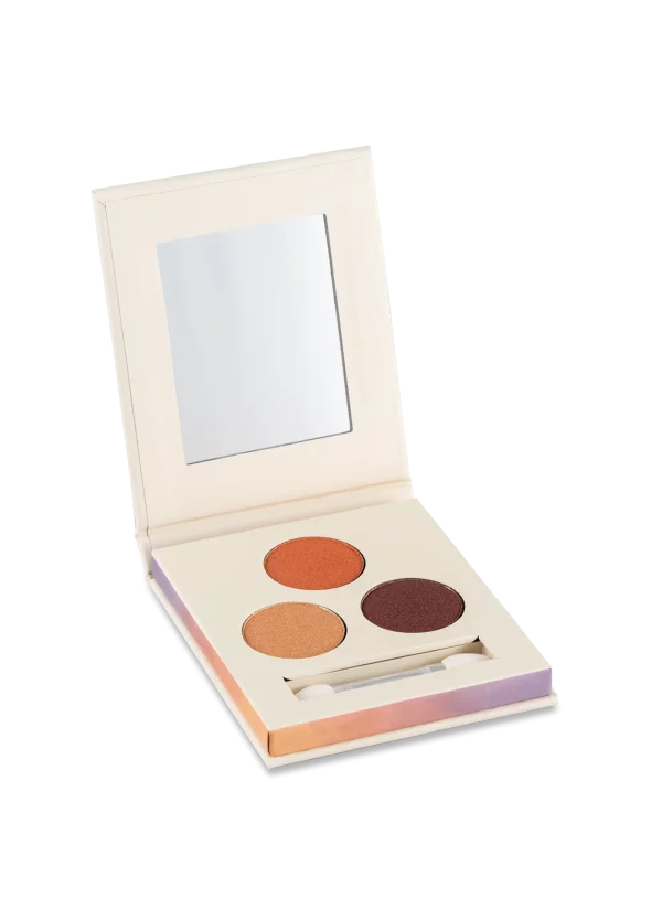 Paleta de 3 sombras de ojos