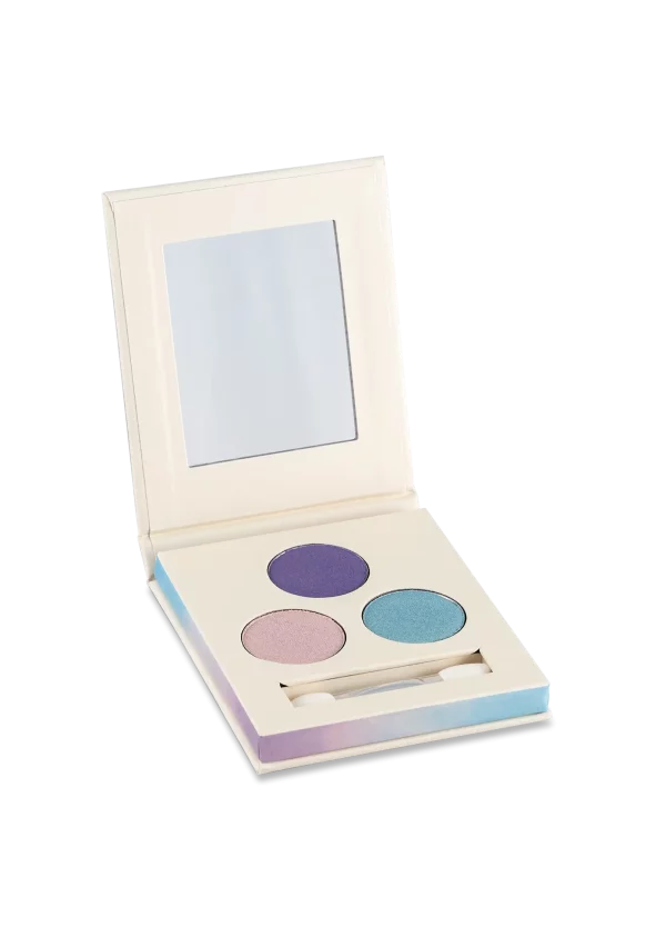 Paleta de 3 sombras de ojos