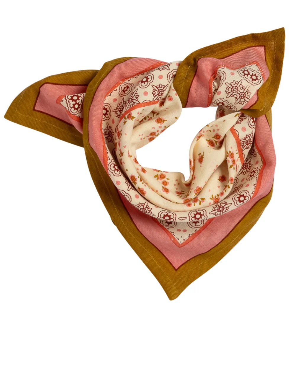 Petit Foulard en coton Itsi Pétale