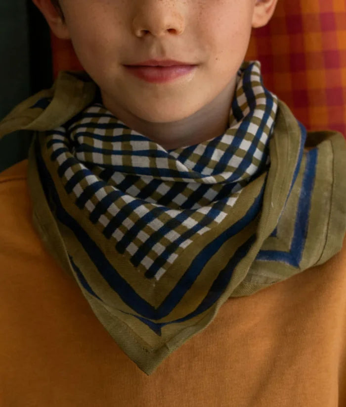 Petit Foulard Tara Verde 50x50