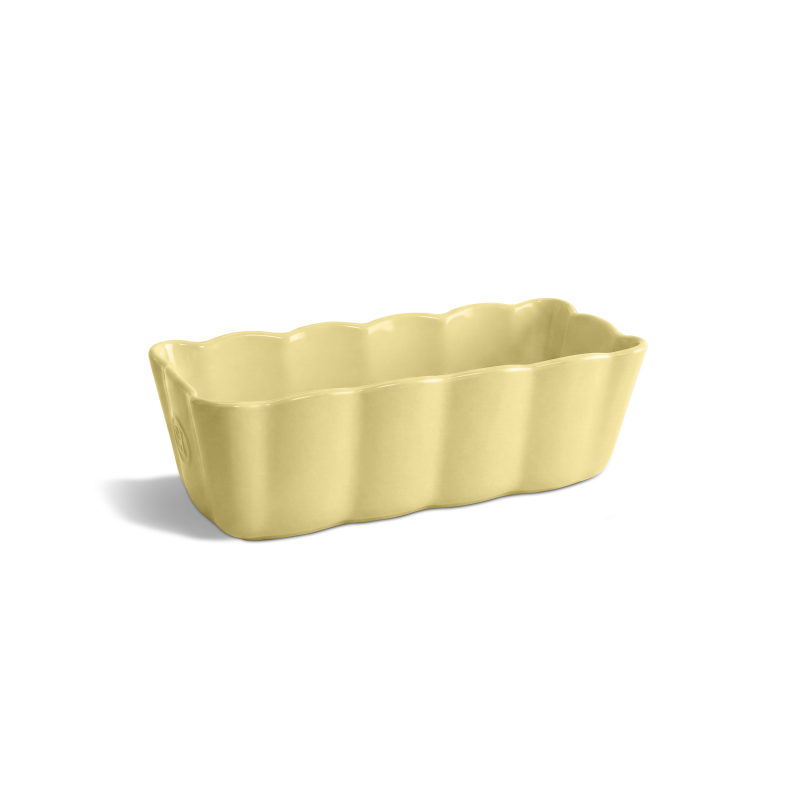 Petit moule à cake Madeleine Emile Henry, coloris vanille