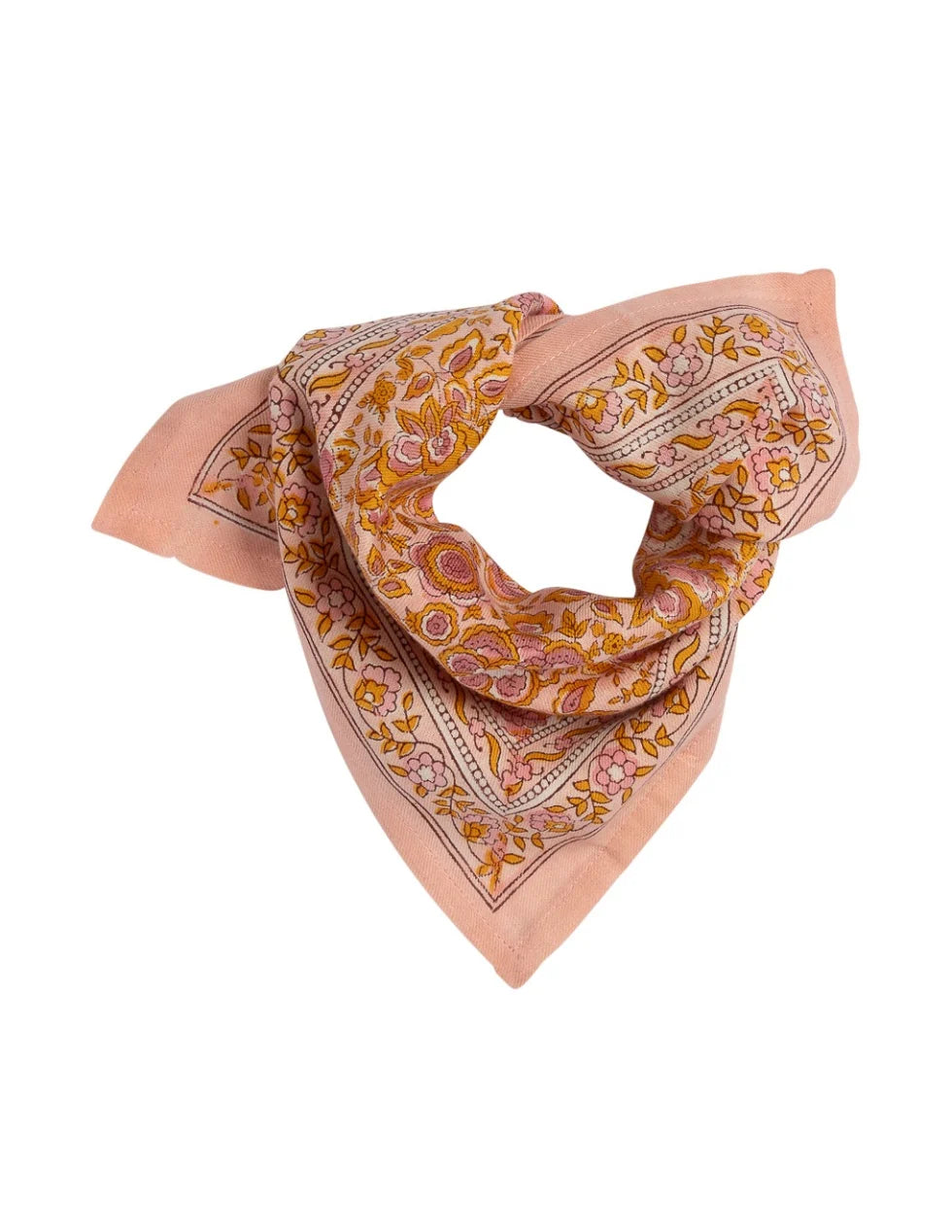 Petit Foulard en coton Garda Pop Pink