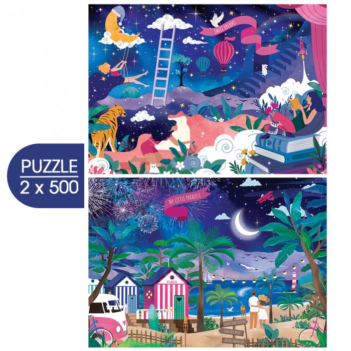 Puzzle My Dreams - 2 puzzle 500 pièces