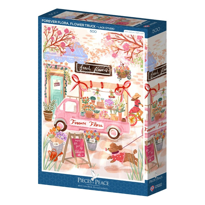 Puzzle Forever Flora Flower Truck - 500 pièces