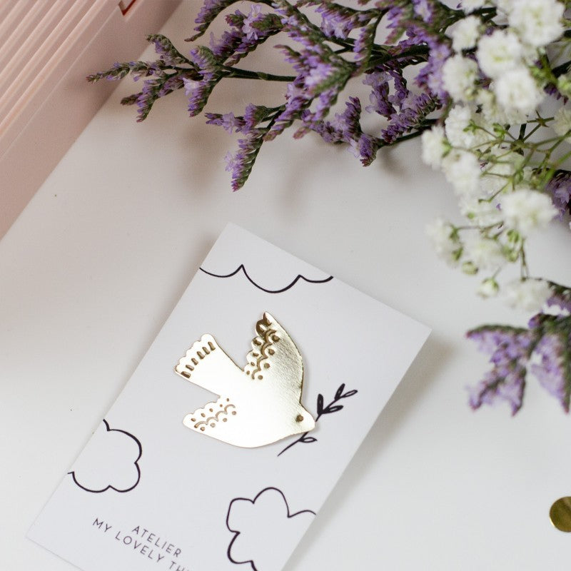 Pin's Colombe en Laiton