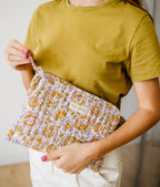 Pochette Plate iPad Garda Bleuet