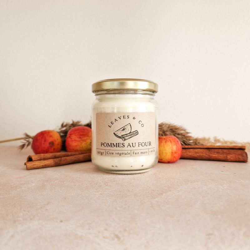 Bougie Pomme au four
