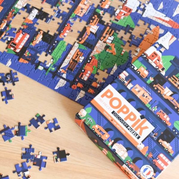 Vehicles Puzzle - 280 pieces - Poppik