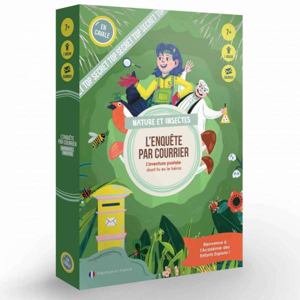 enquête en cavale nature et insectes escape game pour les enfants