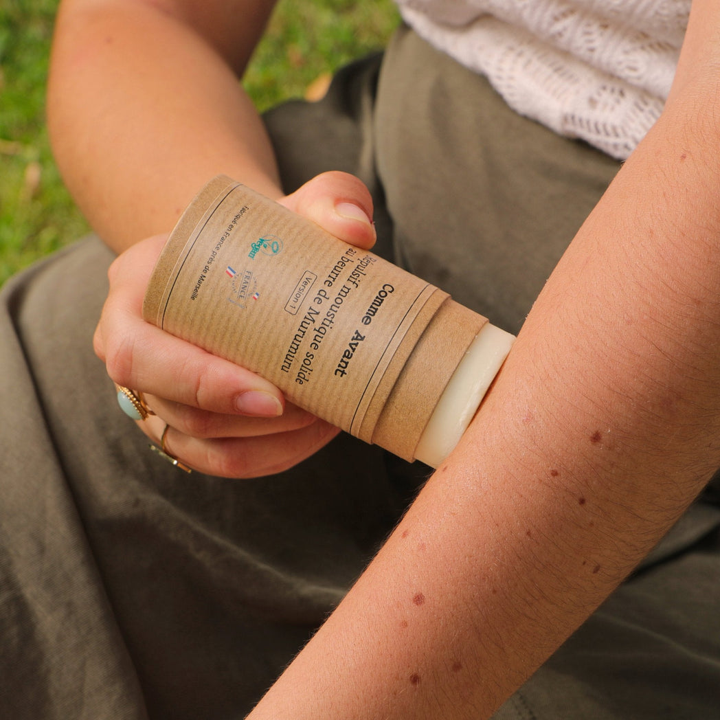 Répulsif Anti-moustique naturel solide au beurre de Murumuru - Version 2
