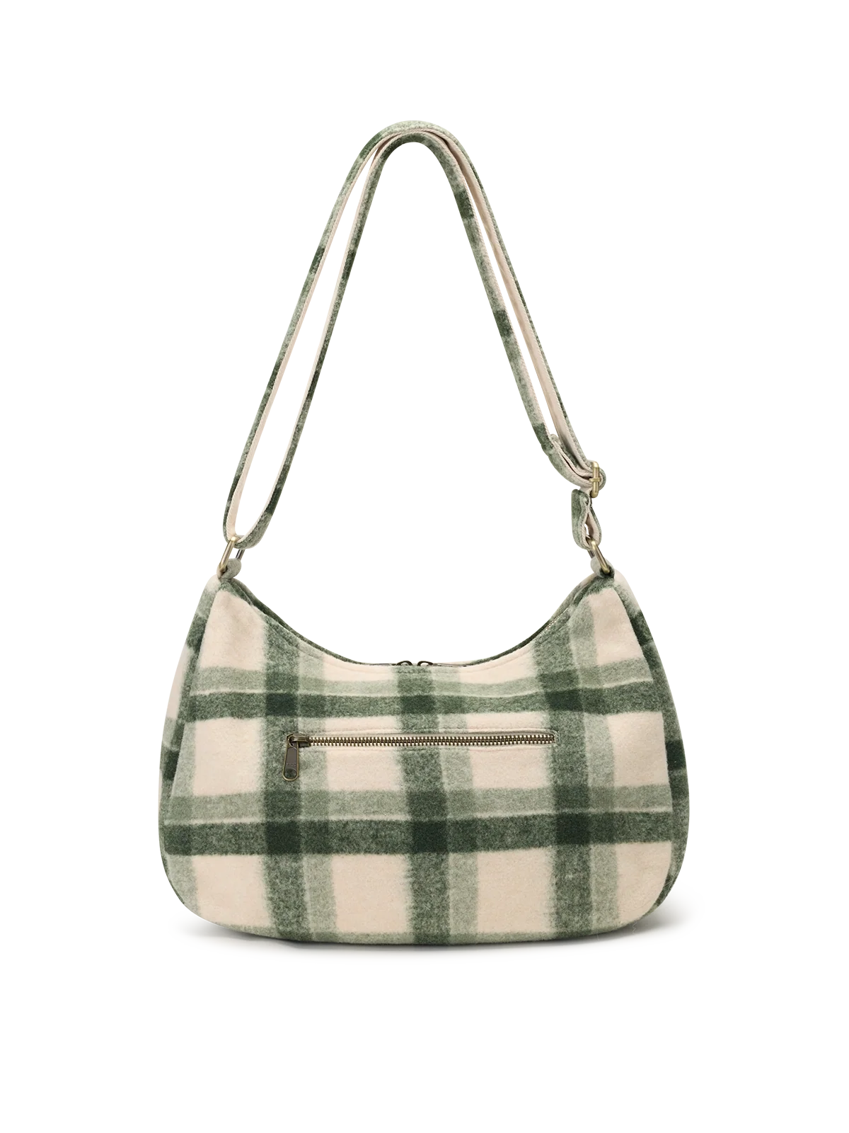 Sac bandoulière Rosa - Tartan vert Hindbag – vue 3