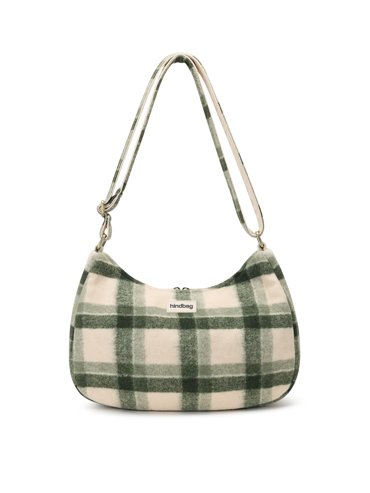 Sac bandoulière Rosa - Tartan vert Hindbag