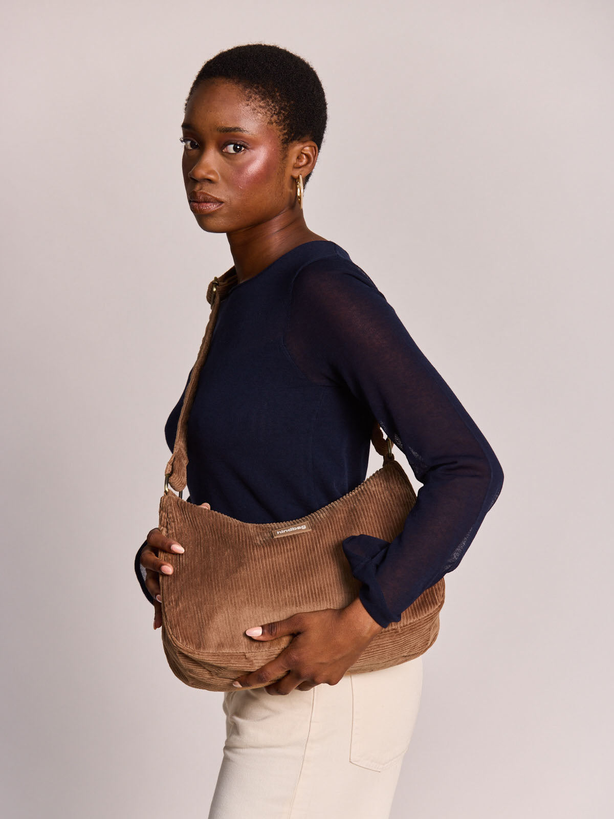 Sac bandoulière Rosa - Velours macchiato Hindbag – vue 2