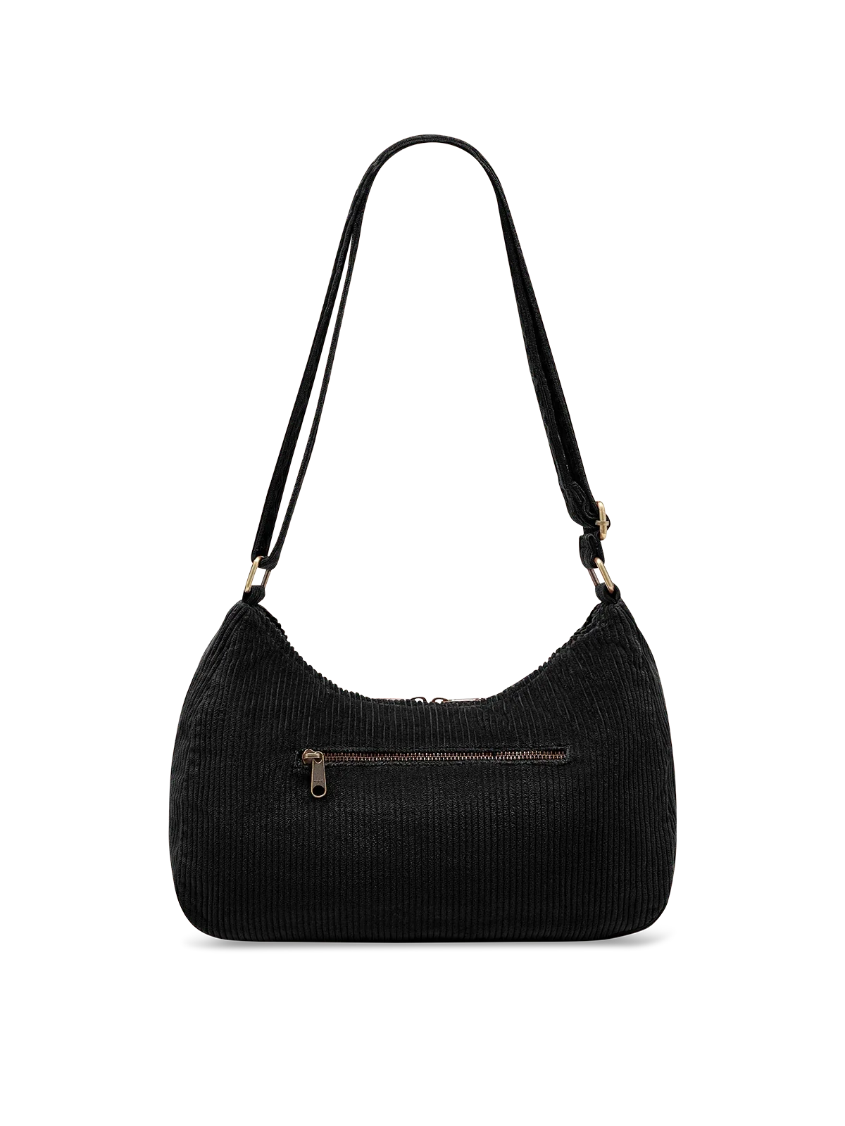 Sac bandoulière Rosa - Velours noir Hindbag – vue 3