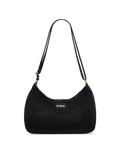 Sac bandoulière Rosa - Velours noir Hindbag