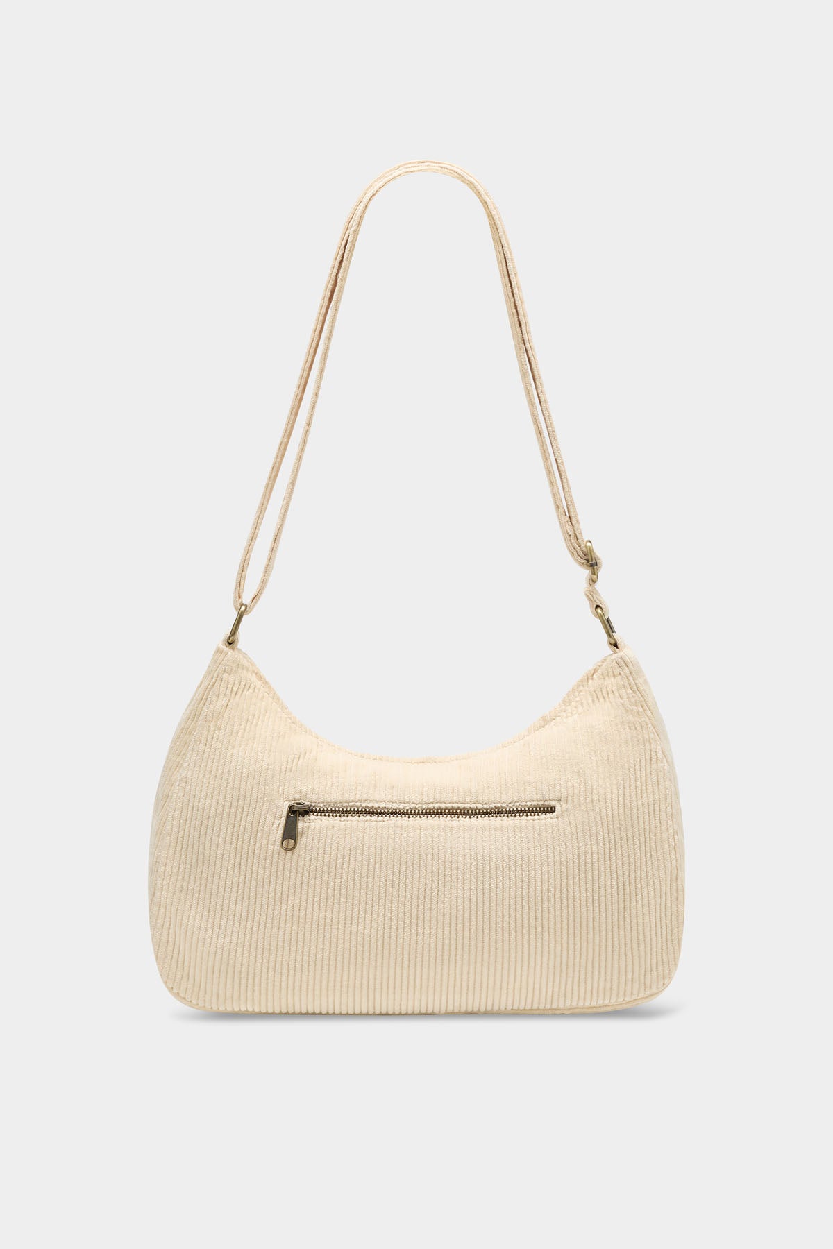 Sac bandoulière Rosa - Velours crème Hindbag – vue 3