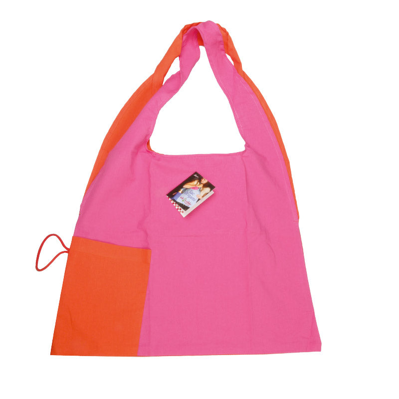 Sac pliable en coton bio - Rose - Ah ! Table !