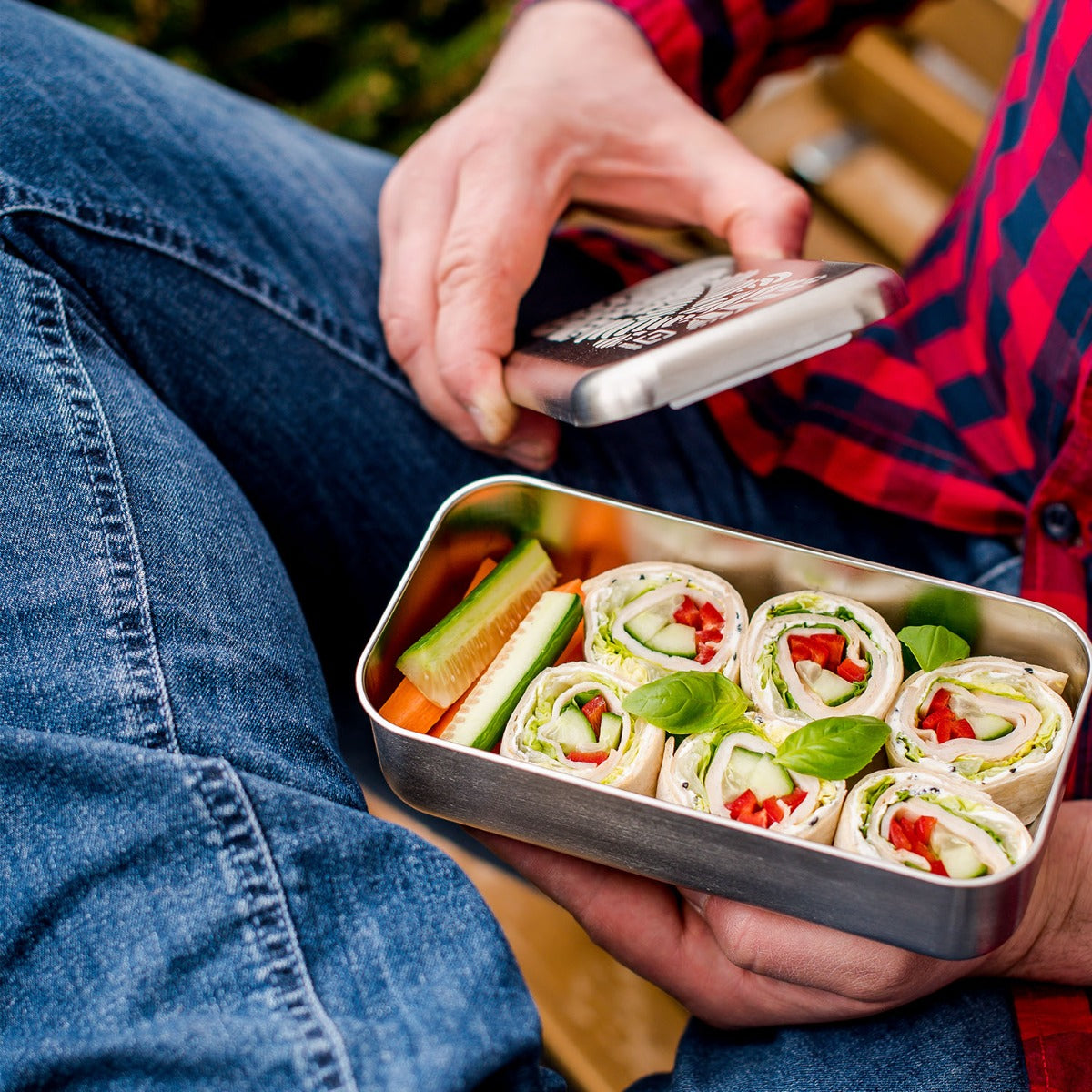Lunch Box Inox Jungle