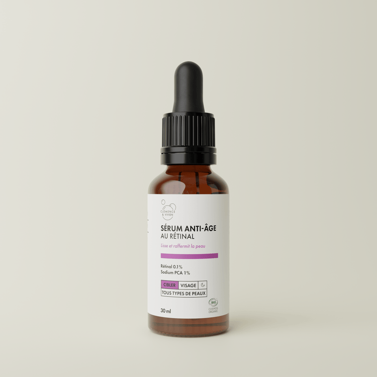 Sérum Anti-âge au rétinal - 30mL - Clémence et Vivien