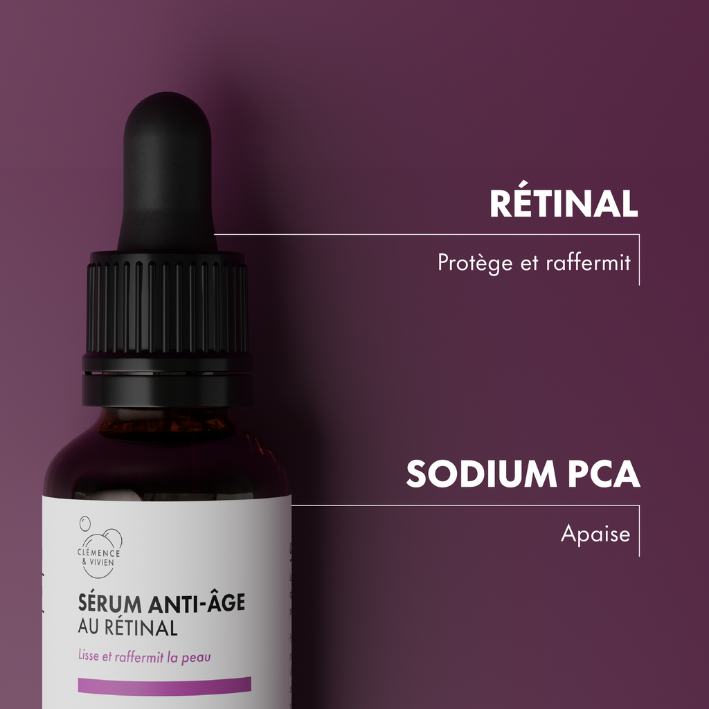 Sérum Anti-âge au rétinal - 30mL - Clémence et Vivien