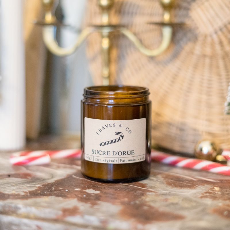 Bougie Sucre d'orge Collection De Noel