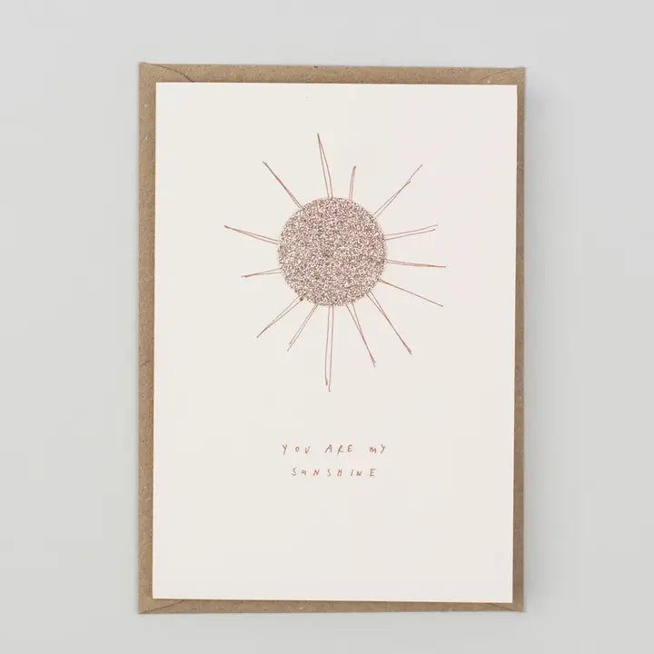 Carte You are my sunshine