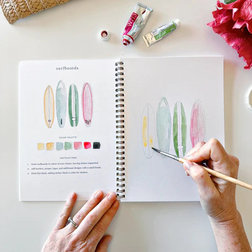 Carnet d'Aquarelle Tropical