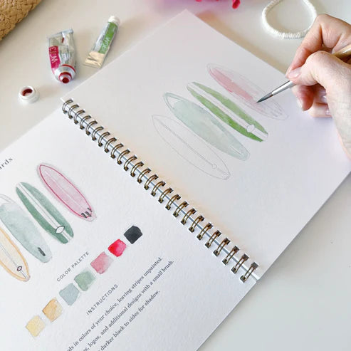 Carnet d'Aquarelle Tropical