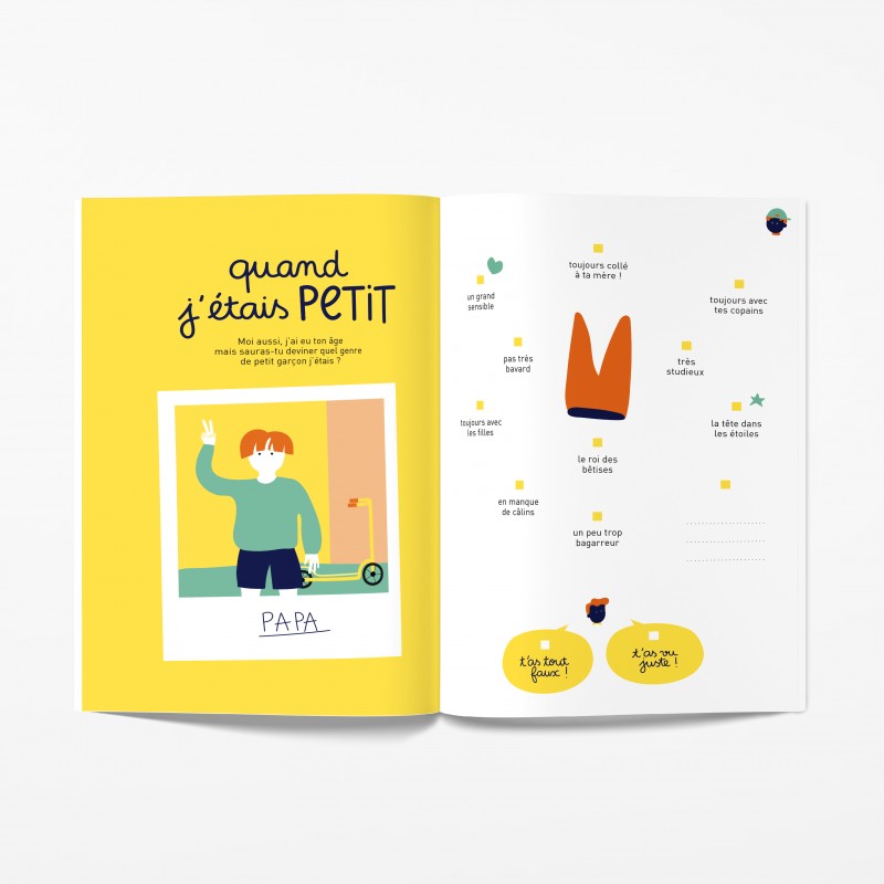 De tal padre, tal hijo - Libro para completar en 2 - Pieza - Menos
