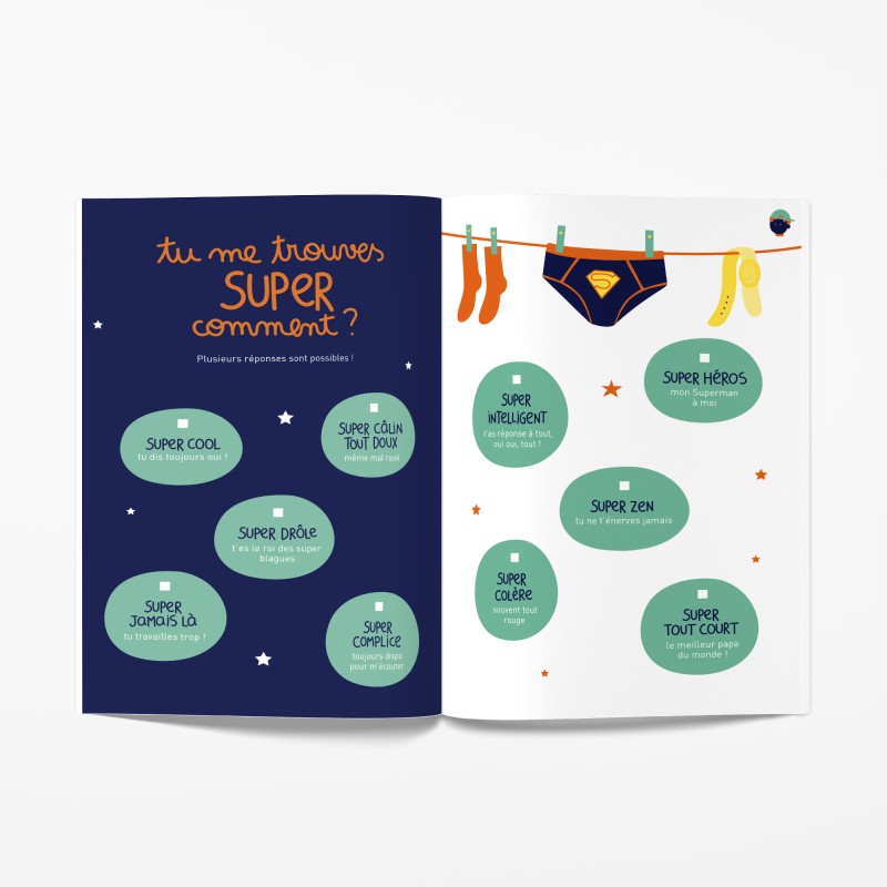 De tal padre, tal hijo - Libro para completar en 2 - Pieza - Menos
