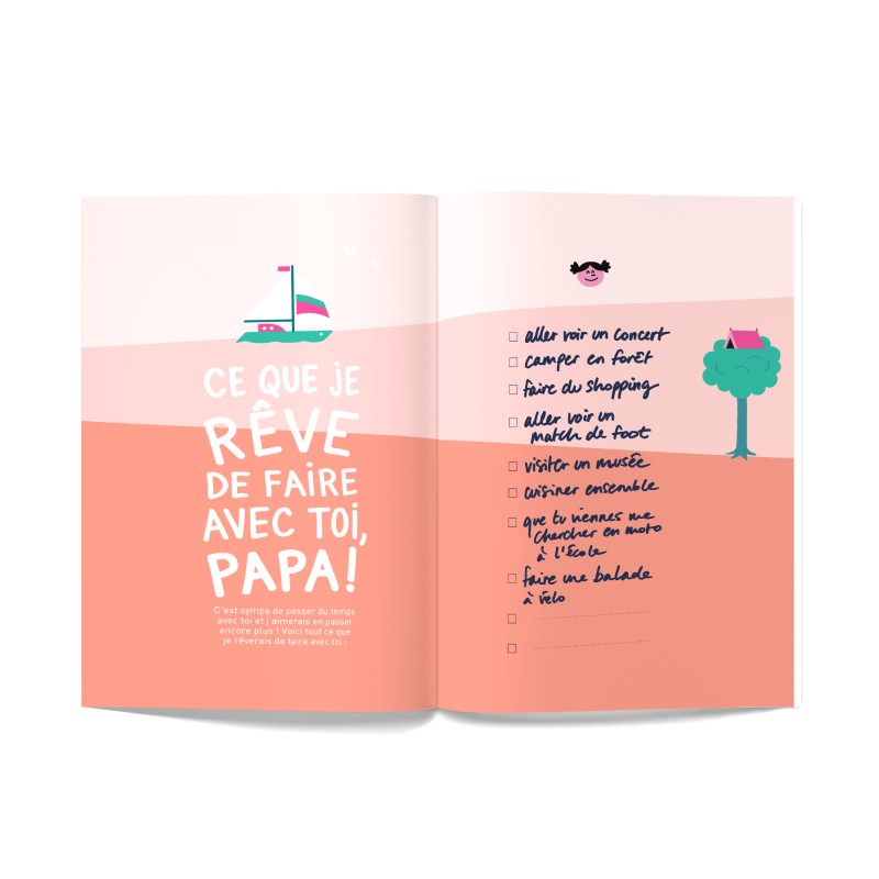 De tal padre, tal hija - Libro para completar en 2 - Pieza - Menos
