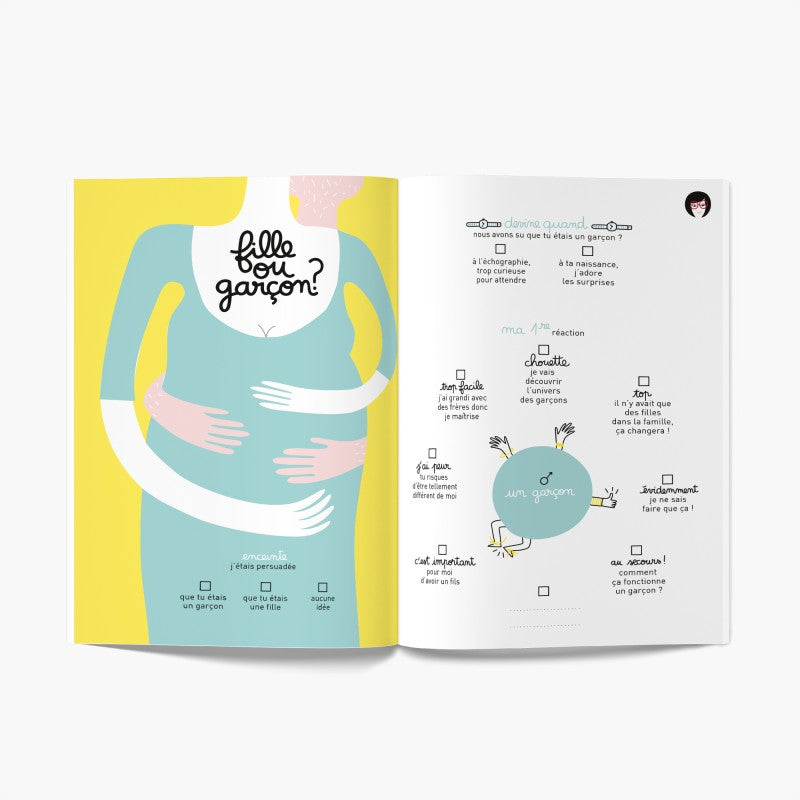 Un livre à compléter entre mère et fils pour se ménager un moment complice rien qu'à 2