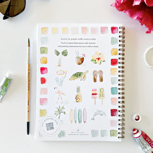 Carnet d'Aquarelle Tropical