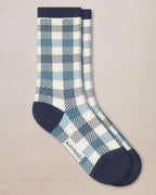Chaussettes Damier - Bleu