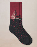 Chaussettes laine cachemire Sapin - Chianti