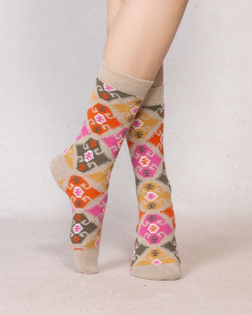 Chaussettes cachemire Tapisserie - Cordage