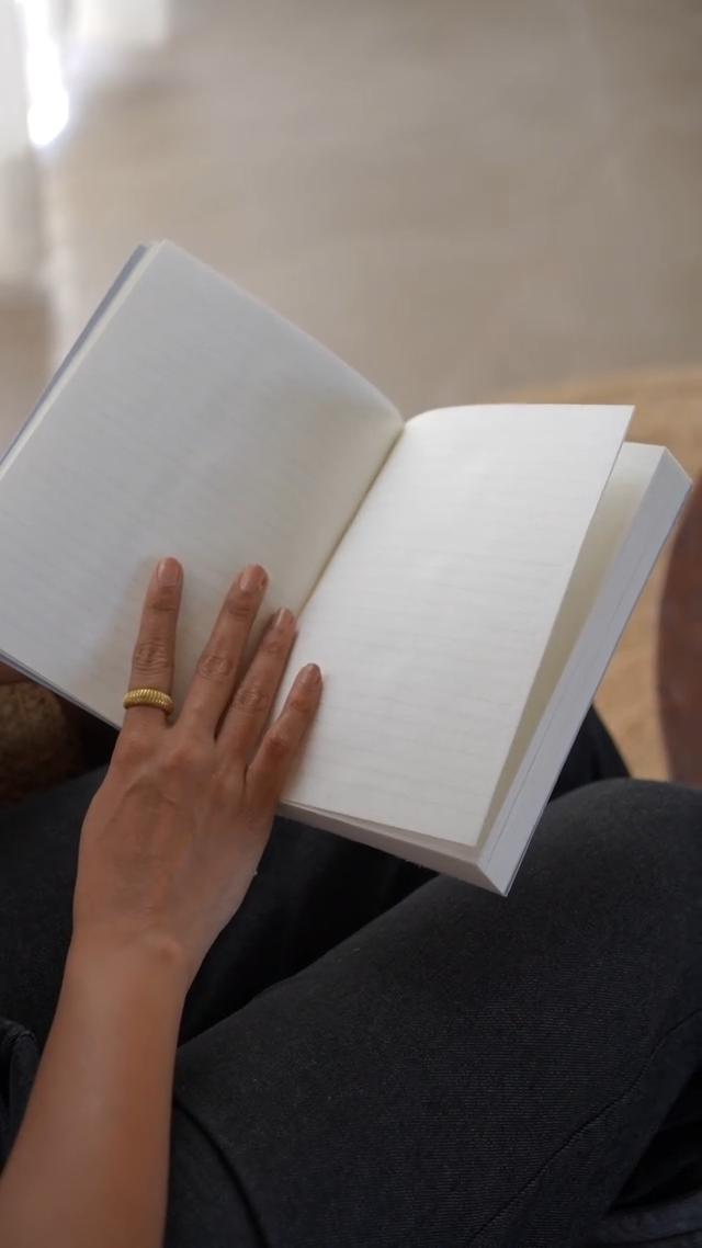 Carnet Ligné Oiseau Chanteur Bleu