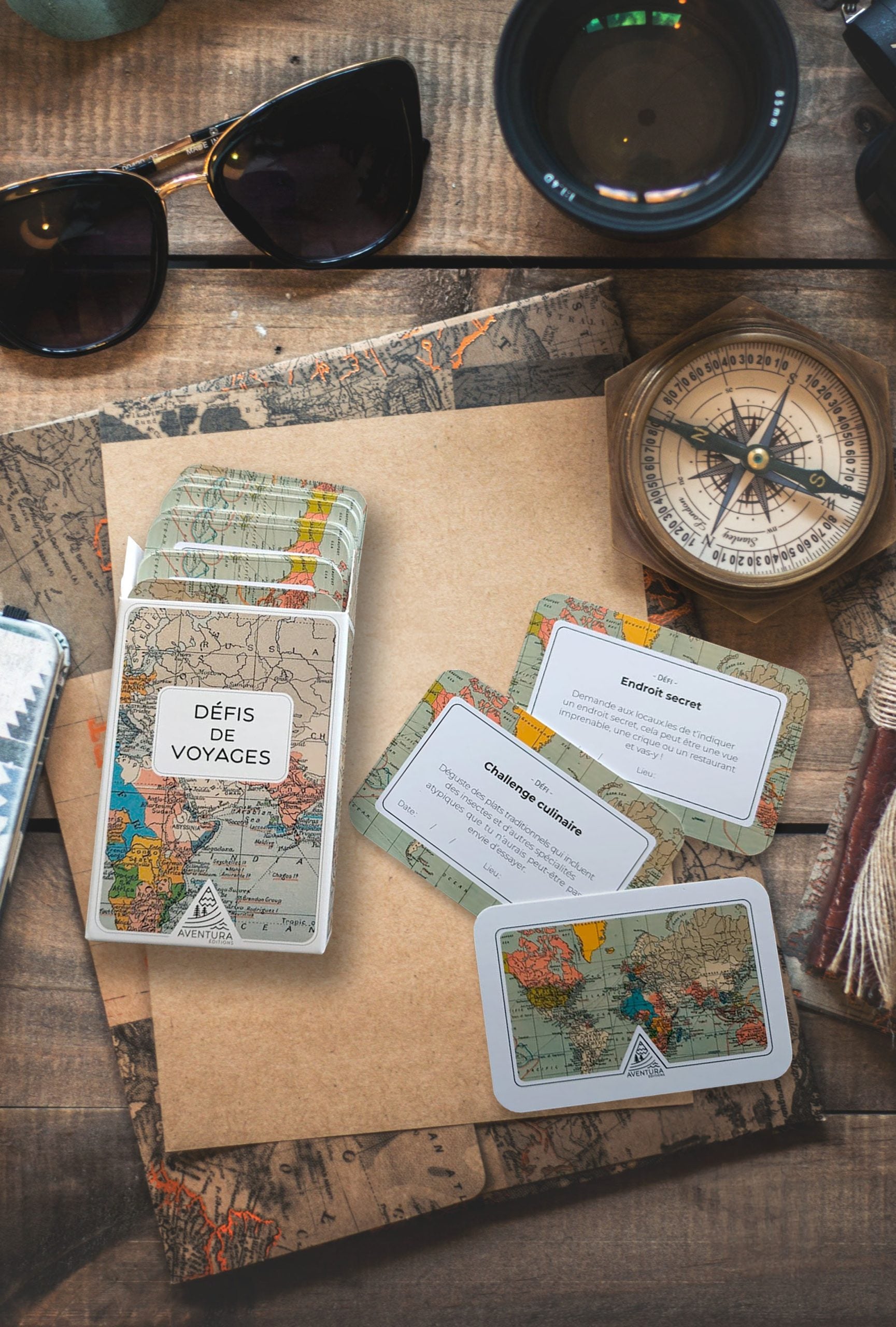 Défis de voyages - Jeu de cartes