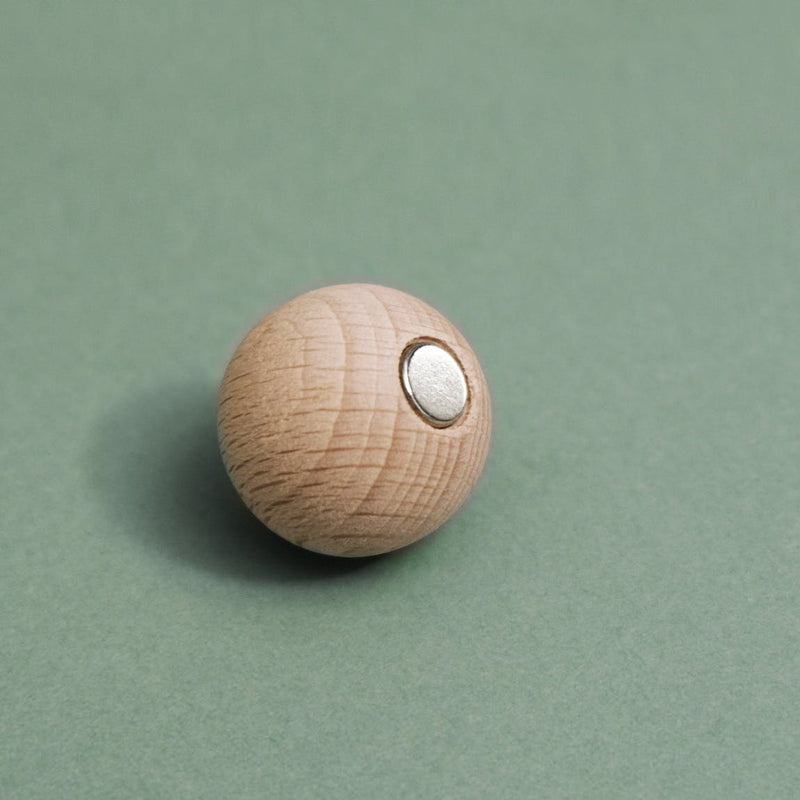Wooden magnetic balls